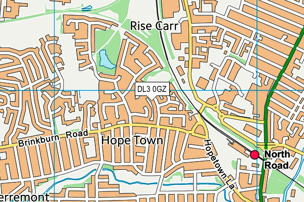 DL3 0GZ map - OS VectorMap District (Ordnance Survey) DL3 0GZ map - OS VectorMap District (Ordnance Survey)