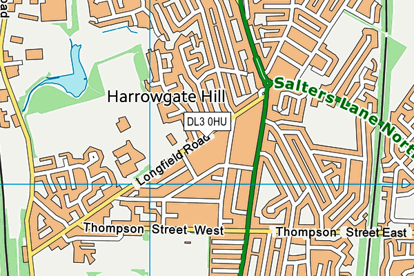 DL3 0HU map - OS VectorMap District (Ordnance Survey) DL3 0HU map - OS VectorMap District (Ordnance Survey)