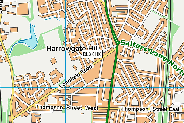 DL3 0HX map - OS VectorMap District (Ordnance Survey) DL3 0HX map - OS VectorMap District (Ordnance Survey)