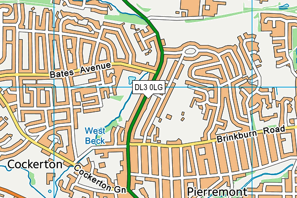 DL3 0LG map - OS VectorMap District (Ordnance Survey) DL3 0LG map - OS VectorMap District (Ordnance Survey)