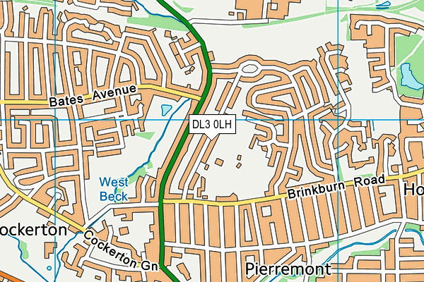 DL3 0LH map - OS VectorMap District (Ordnance Survey) DL3 0LH map - OS VectorMap District (Ordnance Survey)
