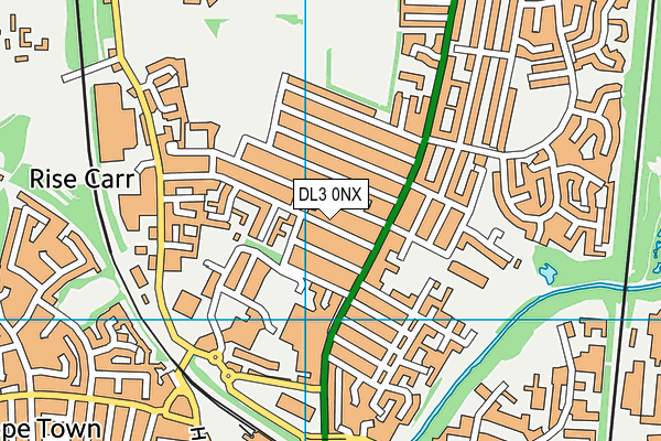 DL3 0NX map - OS VectorMap District (Ordnance Survey) DL3 0NX map - OS VectorMap District (Ordnance Survey)
