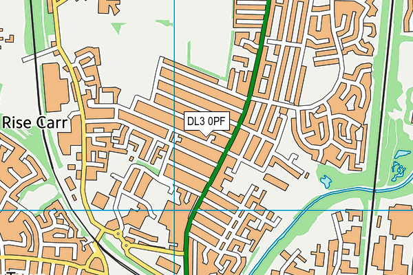 DL3 0PF map - OS VectorMap District (Ordnance Survey) DL3 0PF map - OS VectorMap District (Ordnance Survey)