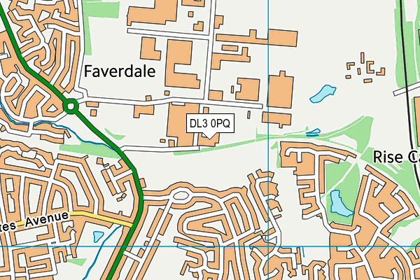 DL3 0PQ map - OS VectorMap District (Ordnance Survey) DL3 0PQ map - OS VectorMap District (Ordnance Survey)
