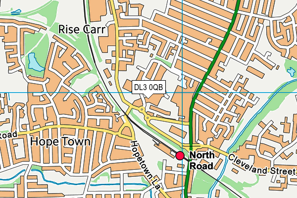 DL3 0QB map - OS VectorMap District (Ordnance Survey) DL3 0QB map - OS VectorMap District (Ordnance Survey)