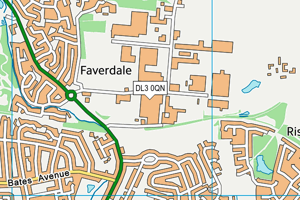 DL3 0QN map - OS VectorMap District (Ordnance Survey) DL3 0QN map - OS VectorMap District (Ordnance Survey)