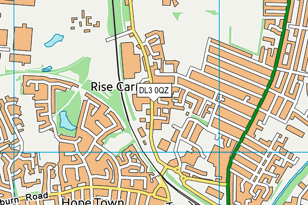 DL3 0QZ map - OS VectorMap District (Ordnance Survey) DL3 0QZ map - OS VectorMap District (Ordnance Survey)