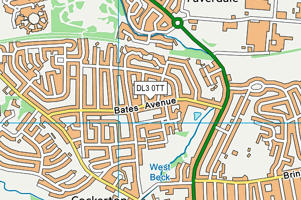 DL3 0TT map - OS VectorMap District (Ordnance Survey) DL3 0TT map - OS VectorMap District (Ordnance Survey)
