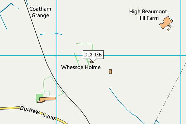 DL3 0XB map - OS VectorMap District (Ordnance Survey) DL3 0XB map - OS VectorMap District (Ordnance Survey)