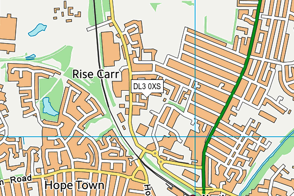 DL3 0XS map - OS VectorMap District (Ordnance Survey) DL3 0XS map - OS VectorMap District (Ordnance Survey)