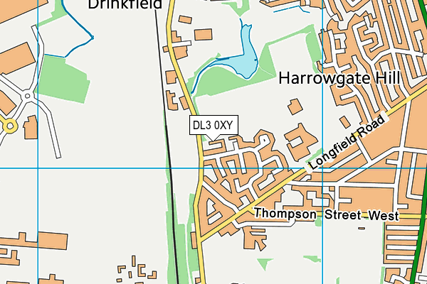 DL3 0XY map - OS VectorMap District (Ordnance Survey) DL3 0XY map - OS VectorMap District (Ordnance Survey)