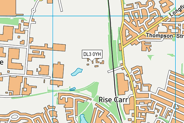 DL3 0YH map - OS VectorMap District (Ordnance Survey) DL3 0YH map - OS VectorMap District (Ordnance Survey)