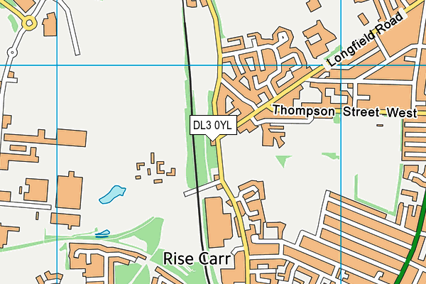 DL3 0YL map - OS VectorMap District (Ordnance Survey) DL3 0YL map - OS VectorMap District (Ordnance Survey)