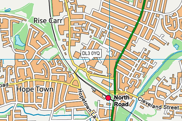 DL3 0YQ map - OS VectorMap District (Ordnance Survey) DL3 0YQ map - OS VectorMap District (Ordnance Survey)