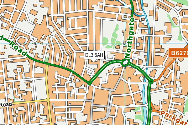 DL3 6AH map - OS VectorMap District (Ordnance Survey) DL3 6AH map - OS VectorMap District (Ordnance Survey)