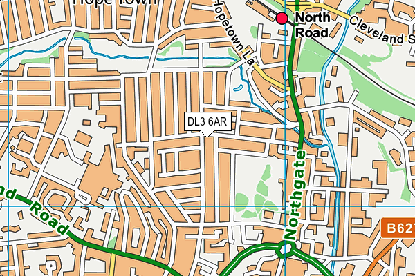 DL3 6AR map - OS VectorMap District (Ordnance Survey) DL3 6AR map - OS VectorMap District (Ordnance Survey)