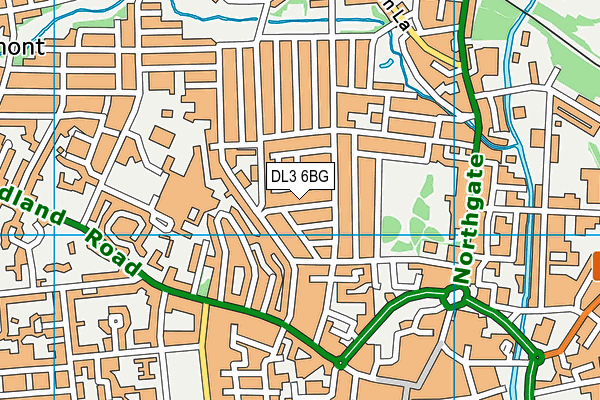 DL3 6BG map - OS VectorMap District (Ordnance Survey) DL3 6BG map - OS VectorMap District (Ordnance Survey)