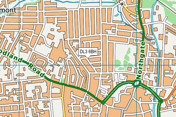 DL3 6BH map - OS VectorMap District (Ordnance Survey) DL3 6BH map - OS VectorMap District (Ordnance Survey)