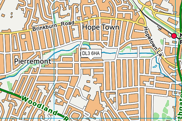 DL3 6HA map - OS VectorMap District (Ordnance Survey) DL3 6HA map - OS VectorMap District (Ordnance Survey)