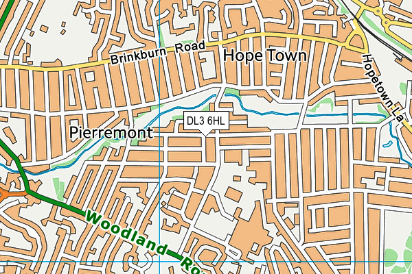 DL3 6HL map - OS VectorMap District (Ordnance Survey) DL3 6HL map - OS VectorMap District (Ordnance Survey)