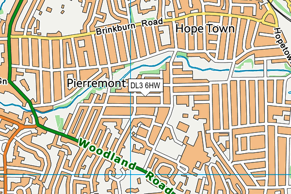 DL3 6HW map - OS VectorMap District (Ordnance Survey) DL3 6HW map - OS VectorMap District (Ordnance Survey)
