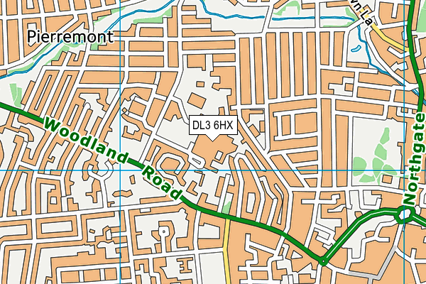 DL3 6HX map - OS VectorMap District (Ordnance Survey) DL3 6HX map - OS VectorMap District (Ordnance Survey)