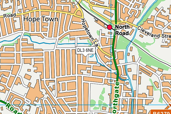 DL3 6NE map - OS VectorMap District (Ordnance Survey) DL3 6NE map - OS VectorMap District (Ordnance Survey)