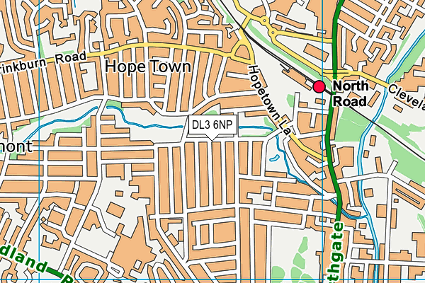 DL3 6NP map - OS VectorMap District (Ordnance Survey) DL3 6NP map - OS VectorMap District (Ordnance Survey)