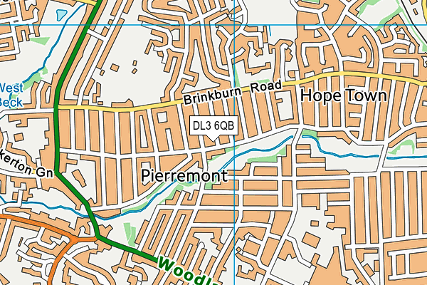 DL3 6QB map - OS VectorMap District (Ordnance Survey) DL3 6QB map - OS VectorMap District (Ordnance Survey)