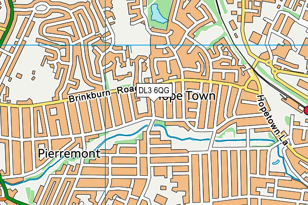 DL3 6QG map - OS VectorMap District (Ordnance Survey) DL3 6QG map - OS VectorMap District (Ordnance Survey)