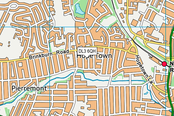 DL3 6QH map - OS VectorMap District (Ordnance Survey) DL3 6QH map - OS VectorMap District (Ordnance Survey)