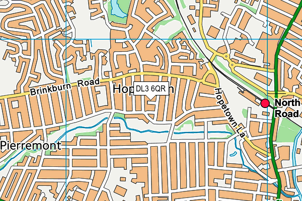 DL3 6QR map - OS VectorMap District (Ordnance Survey) DL3 6QR map - OS VectorMap District (Ordnance Survey)