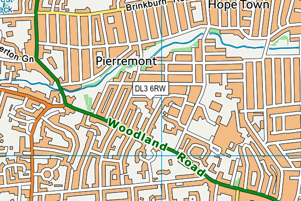 DL3 6RW map - OS VectorMap District (Ordnance Survey) DL3 6RW map - OS VectorMap District (Ordnance Survey)