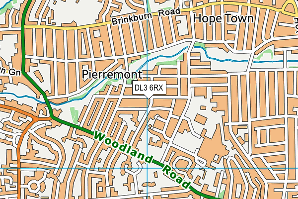 DL3 6RX map - OS VectorMap District (Ordnance Survey) DL3 6RX map - OS VectorMap District (Ordnance Survey)