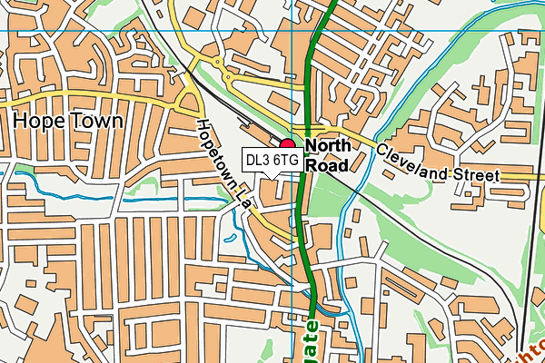 DL3 6TG map - OS VectorMap District (Ordnance Survey) DL3 6TG map - OS VectorMap District (Ordnance Survey)