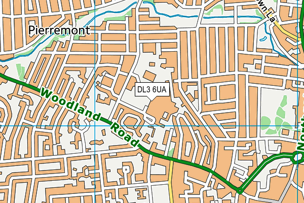 DL3 6UA map - OS VectorMap District (Ordnance Survey) DL3 6UA map - OS VectorMap District (Ordnance Survey)