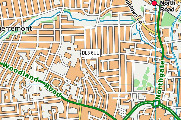 DL3 6UL map - OS VectorMap District (Ordnance Survey) DL3 6UL map - OS VectorMap District (Ordnance Survey)