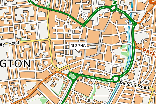 DL3 7NG map - OS VectorMap District (Ordnance Survey) DL3 7NG map - OS VectorMap District (Ordnance Survey)