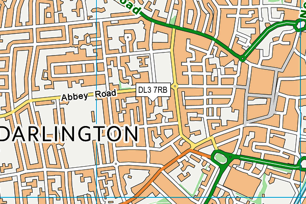 DL3 7RB map - OS VectorMap District (Ordnance Survey) DL3 7RB map - OS VectorMap District (Ordnance Survey)