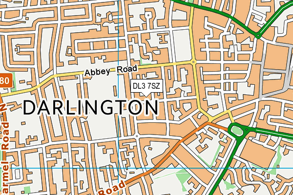 DL3 7SZ map - OS VectorMap District (Ordnance Survey) DL3 7SZ map - OS VectorMap District (Ordnance Survey)