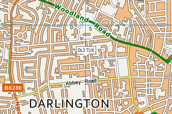DL3 7UX map - OS VectorMap District (Ordnance Survey) DL3 7UX map - OS VectorMap District (Ordnance Survey)