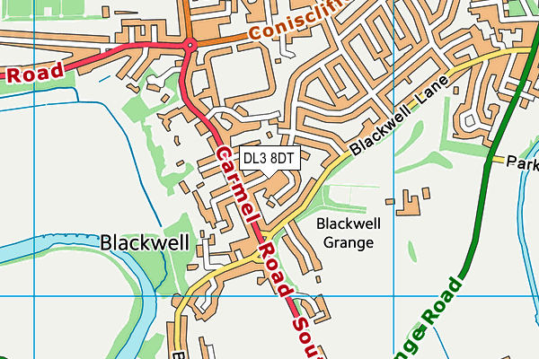 DL3 8DT map - OS VectorMap District (Ordnance Survey) DL3 8DT map - OS VectorMap District (Ordnance Survey)