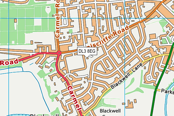 DL3 8EG map - OS VectorMap District (Ordnance Survey) DL3 8EG map - OS VectorMap District (Ordnance Survey)