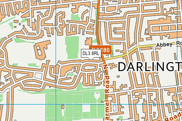 DL3 8RL map - OS VectorMap District (Ordnance Survey) DL3 8RL map - OS VectorMap District (Ordnance Survey)