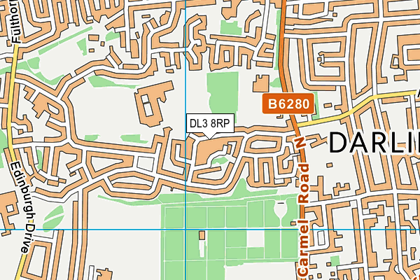 DL3 8RP map - OS VectorMap District (Ordnance Survey) DL3 8RP map - OS VectorMap District (Ordnance Survey)