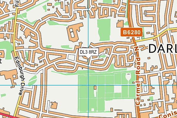 DL3 8RZ map - OS VectorMap District (Ordnance Survey) DL3 8RZ map - OS VectorMap District (Ordnance Survey)