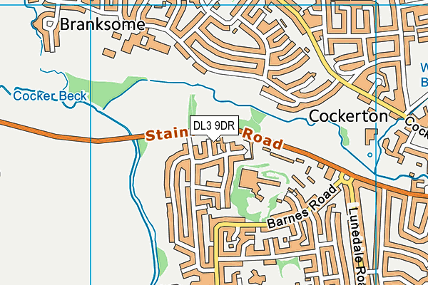 DL3 9DR map - OS VectorMap District (Ordnance Survey) DL3 9DR map - OS VectorMap District (Ordnance Survey)