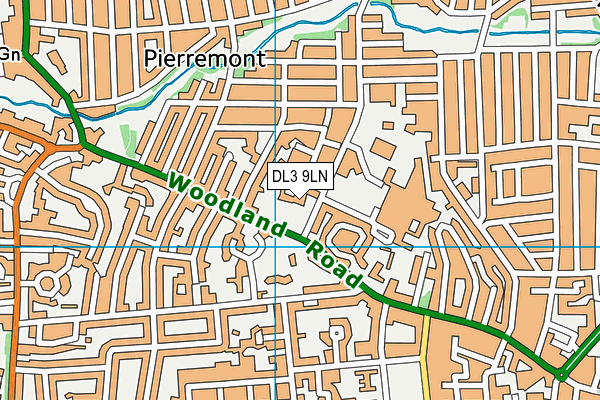 DL3 9LN map - OS VectorMap District (Ordnance Survey) DL3 9LN map - OS VectorMap District (Ordnance Survey)