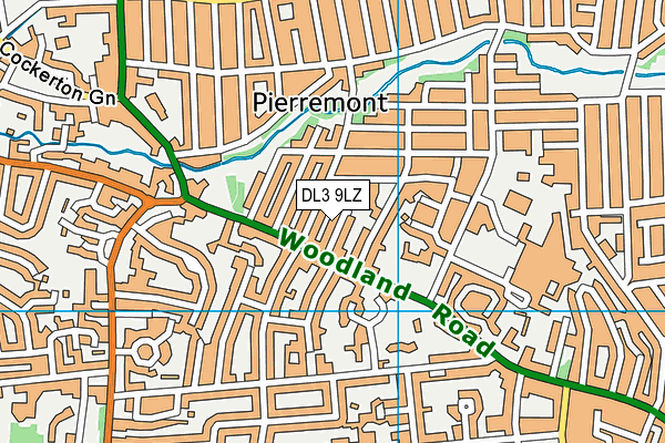 DL3 9LZ map - OS VectorMap District (Ordnance Survey) DL3 9LZ map - OS VectorMap District (Ordnance Survey)