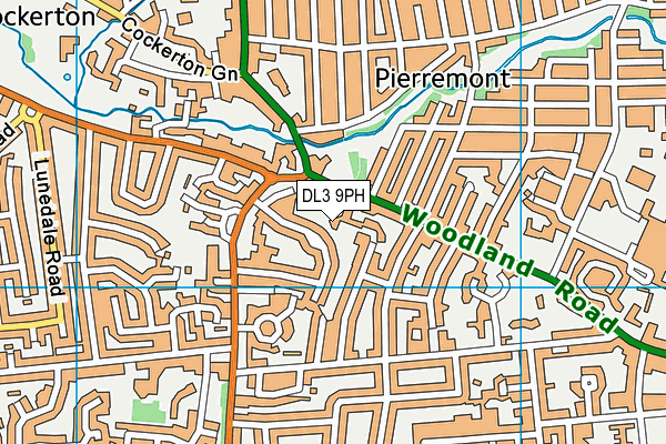 DL3 9PH map - OS VectorMap District (Ordnance Survey) DL3 9PH map - OS VectorMap District (Ordnance Survey)
